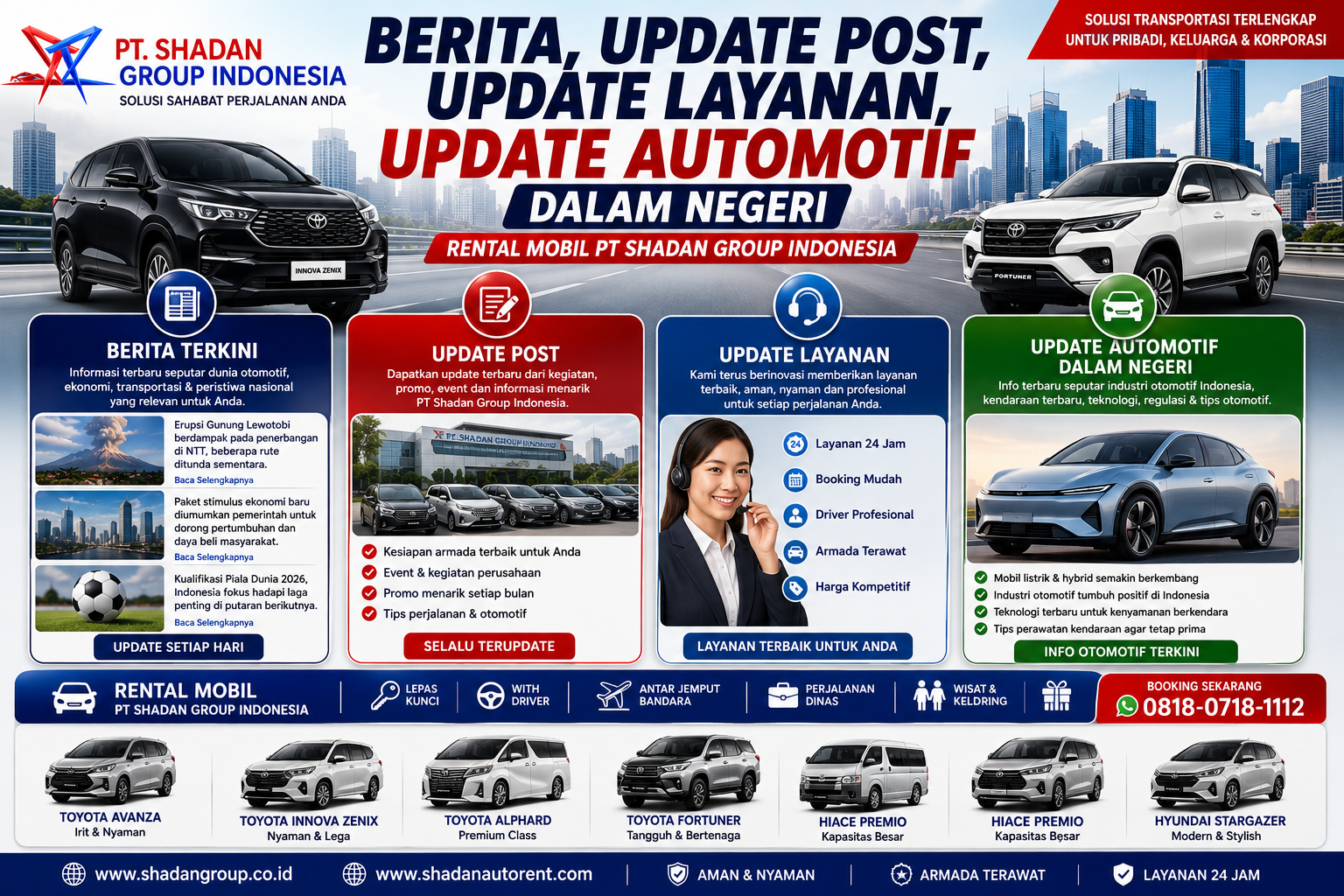 Update Layanan Rental,berita