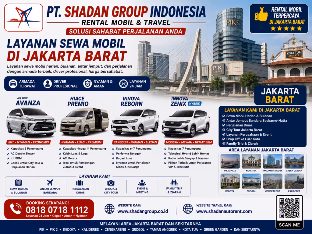 Rental Mobil Jakarta Barat