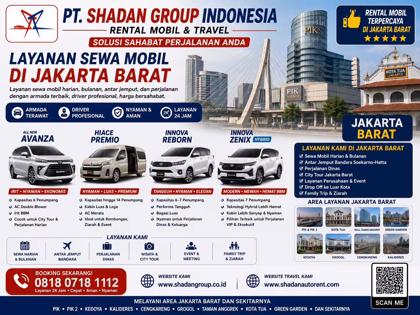 Tempat Rental Mobil Jakarta Barat