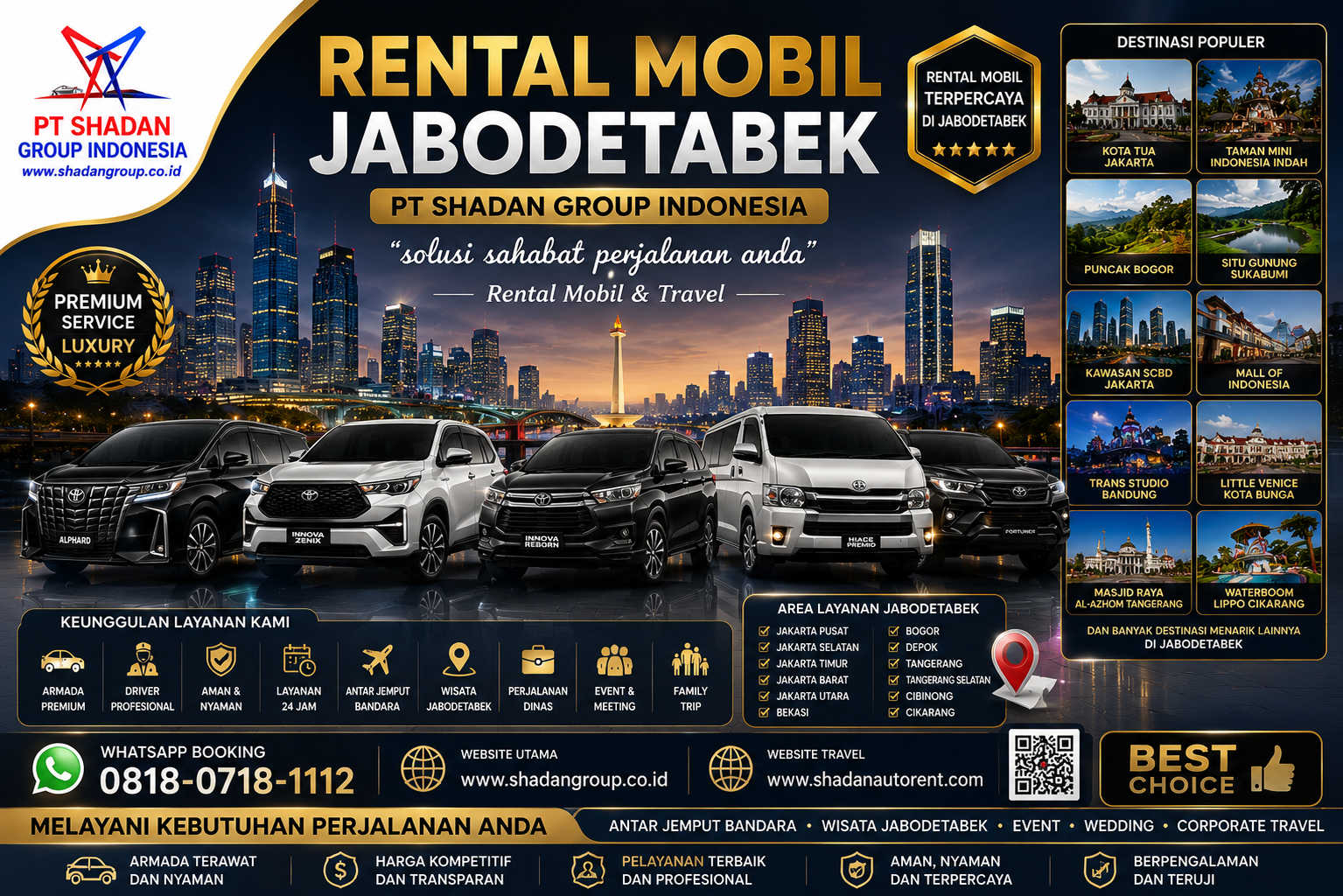 Rental Mobil Jakarta Timur Profesional – PT Shadan Group Indonesia