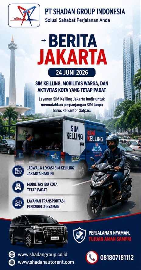 Rangkuman Berita Hari Ini 24 Juni 2026: Jakarta