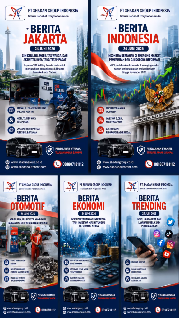 Rangkuman Berita Hari Ini 24 Juni 2026: Jakarta