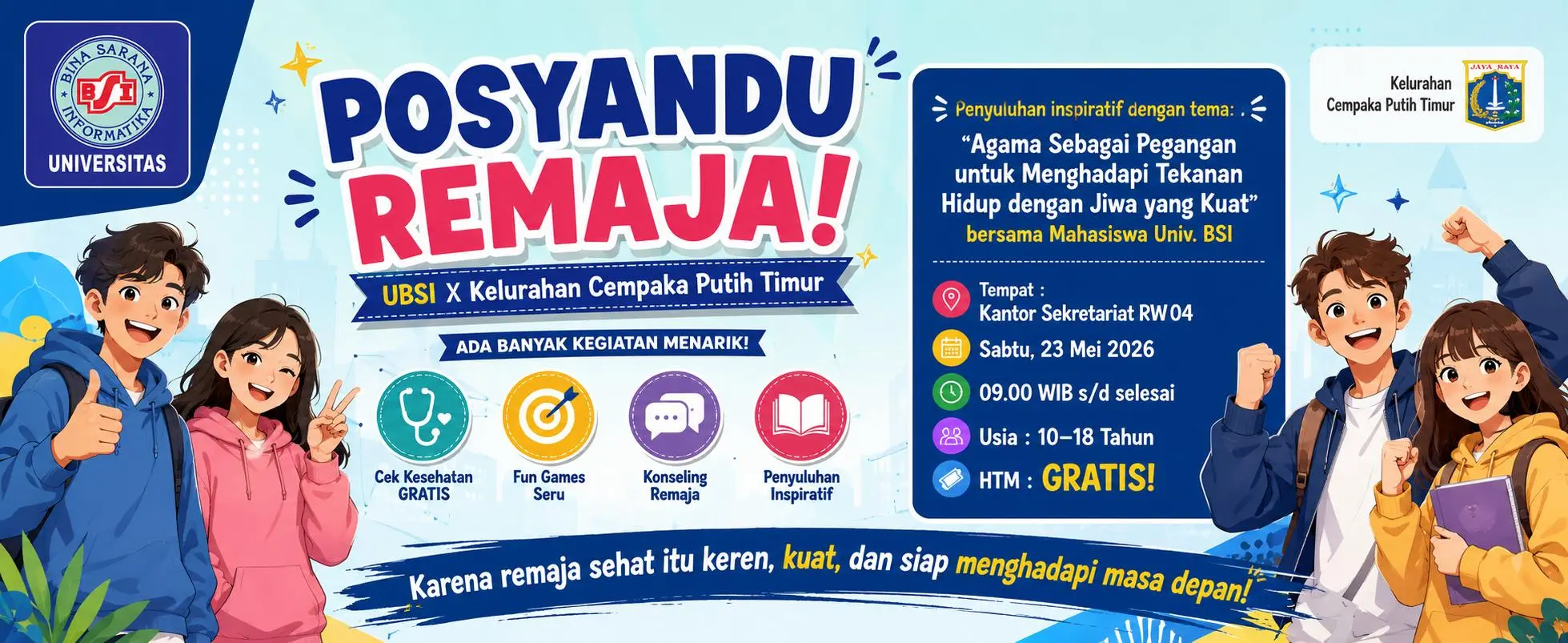 kegiatan mahasiswa/siswi BSI