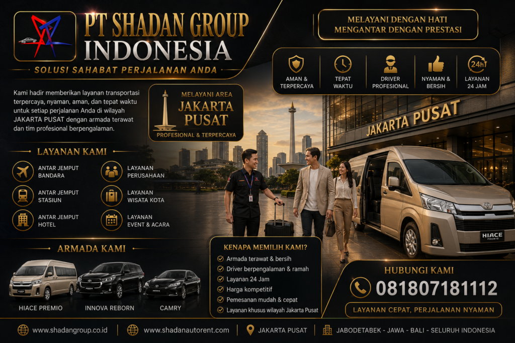 Sewa Mobil Johar Baru – Jakarta Pusat