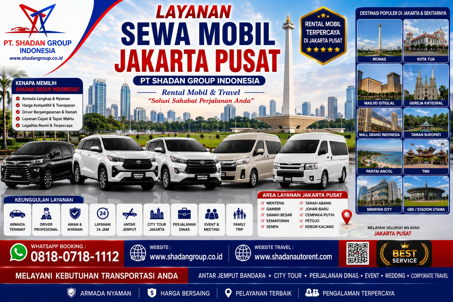 Sewa Mobil di Cikini